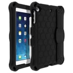 Coque Apple Ipad Mini 1 / 2 / 3 Hybride Poignée Rotative Béquille Support Noir