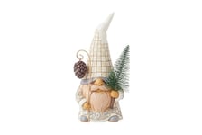 Heartwood Creek by Jim Shore White Woodland Gnome With Sisal Tree Figurine