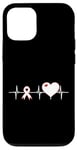 iPhone 12/12 Pro Heart Beats Pulse Ribbon Wear Red Heart Disease Awareness Case