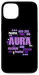 iPhone 13 Purple Max Aura Purple Color Graphic Case