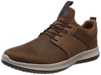 Skechers Men's DELSON Axton Slip On Trainers, Brown (Brown CDB), 7.5 (41.5 EU)