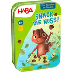 HABA Snack Die Nuss! - Jeu de Cartes Amusant pour Les Enfants à partir de 7 Ans - Compétence Tactique requise - Idéal pour Un Plaisir de Jeu Rapide en déplacement - 2011101001