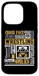 iPhone 14 Pro Wrestling Half Nelson Wrestler Adjectives Cross Face Case