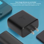 45W Phone Charger Us Plug 100‑240V Black Fast Charging Phone Charger For S22Ultr