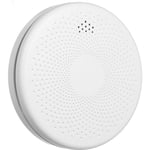 Détecteur de fumée et de co WiFi 2 en 1 combiné avec alarme de fumée et de monoxyde de carbone, indicateur lumineux et sonore, détecteur de fumée/CO