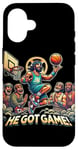 Coque pour iPhone 16 Ballin with the Messiah Rejoignez la communauté Jesus Basketball