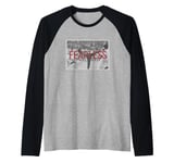 Bruce Lee Fearless Bruce VS Everyone Vintage Shot Raglan Baseball Tee