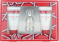 Tommy Girl By Tommy Hilfiger For Women Set: EDT+Body Lotion+Shower Gel New