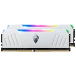 Mémoire DIMM DDR4 3200MHz Anacomda, 16Gb (2x 8Gb) Blanc RGB (RGB3200 16G Wt)