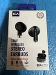 True Wireless Stereo Earbuds Bluetooth 5.0 Black EGA-Compatible Apple & Android