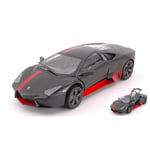 LAMBORGHINI REVENTON 2012 MATT BLACK 1:24 MotorMax Auto Stradali Modellino