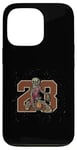 Coque pour iPhone 13 Pro Skeleton Playing Basketball It's Too Late to Play Sports