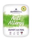 Slumberdown Anti-Allergy 4.5 Tog Double Duvet - White