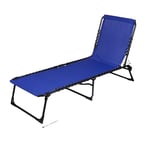 Urban Living SUNNYDAYS Le Playa Bain DE Soleil Bleu Marine 187X56XH26/85CM