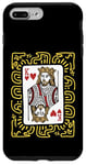 iPhone 7 Plus/8 Plus King Of Hearts Doodle - Vintage Graphic Card Game Lover Case