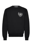 Chad Sweatshirt Tops Sweat-shirts & Hoodies Sweat-shirts Black Les Deux