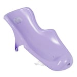 Hylat Baby Transat bain bébé - aide précieuse pour le bain des nourrissons et des bébés de la naissance à environ 6 mois, violet