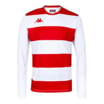 Kappa CASERNHOR SS Maillot de Football Homme, White Red, FR : Taille Unique (Taille Fabricant : 8Y)