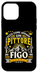 Coque pour iPhone 12 mini Uomo Originale Pittore Figo - Idee Regalo Per Pittore