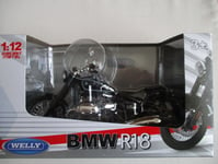 WELLY  MINIATURE MOTO 1/12 BMW R18 NOIRE