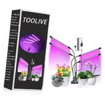 Lampe pour Plante, 80 LED Lampe Horticole Lampe de Croissance Spectre Complet avec Minuterie 3 Modes de Couleur 6 Intensités Iumineuses pour le