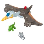 Imaginext Le Monde D’Après Coffret Quetzalcoatlus, Figurines Dinosaure avec Battement D’Ailes, Tricératops Et Accessoire, Jouet Enfant, Dès 3 Ans, HML44