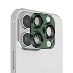 Film Caméra iPhone 14 Pro et 14 Pro Max Verre Trempé + Alliage d'Aluminium Vert