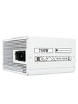 Thermalright TG (Modular) Hvit - Strømforsyning (PSU) - 750 Watt - 120 mm - ATX 3.0 - 80 Plus Gold sertifisert