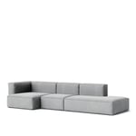 HAY - Mags Soft 3 Seater Combination 3 Left - Dark Grey Stitching - Cat.4 - Hallingdal 65 130 - Soffor