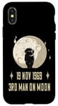 iPhone X/XS Moon Landing Apollo Third Man on Moon in November 1969 Case