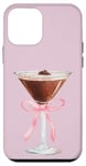 Coque pour iPhone 12 mini Esthétique Rose Matrini Y2K Coquette Espresso Martini Lover