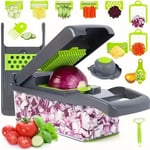 14 in 1 Vegetable Chopper Fruit Salad Mandolin Slicer Food Dicer Cutter Peeler