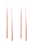 Kunstindustrien Hand Dipped Candles, 4 Pack Rosa