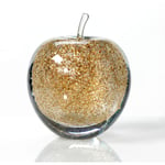 Apple Golden Mist Clear, H 23cm - Studio Glashyttan Åhus