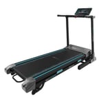 Cecotec Tapis de Course Pliable DrumFit WayHome 1600 Runner Sprint. 1900 W, 1-16 km/h, 12 programmes, système d'amortissement, Panneau LCD, Surface de Course de 130x40 cm, Inclinaison motorisée