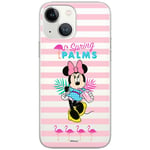 ERT GROUP Coque de téléphone Portable pour Iphone 13 Mini Original et sous Licence Officielle Disney Motif Minnie 028 Parfaitement adapté à la Forme du téléphone Portable, partiel imprimé