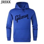 (6-L）Gibson Hoodies Miesten takki Talvi rento fleece Gibson print Les Paul Sweatshirts Huppari huppari C36