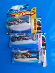 Lot 3 Hammer sled  20 🔥 1:64 Hot wheels 2006 first editions moto or jaune z7