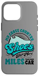 Coque pour iPhone 16 Pro Max Mes chaussures de cross-country ont plus de milles pour