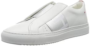 HUGO Femme Futurism Low Cut-bi Basket, Silver48, 35 EU