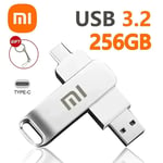 Xiaomi-Clé Usb 3.2,16 To,Transfert Haute Vitesse,Carte Mémoire,Disque Flash,Étanche - Type 256gb