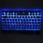 Wireless BT Keyboard Colorful Backlight Cool 10in Rechargeable For Phone Lap BST