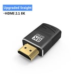 Straight Connecteur d'extension de câble HDMI pour TV et ordinateur portable, convertisseur mâle à femelle à angle droit résistant, adaptateur HDMI 2.1, 90, 270, 8K, 60Hz ""Nipseyteko