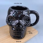 3D keraamiset mukit Creative Halloween Skull Cocktail Lasit Olutlasit Martini Lasit Juomamukit Funny Cup Kahvikuppi