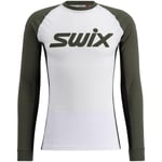 Swix RaceX Classic Langermet Herre Bright White/ Olive, S