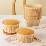 Round Paper Mini Tart Pans Air Fryer Paper Liner for Baking Cake Non-Stick