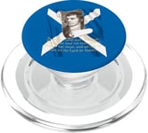 La prière du souper nocturne de Selkirk Grace Burns en bleu PopSockets PopGrip pour MagSafe