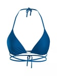 Calvin Klein Extra Long Tie Triangle Bikini Top, Regatta Blue