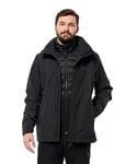 Jack Wolfskin Men's Luntal 3-in-1 Jacket M, Black, L