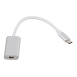 USB3.1 Typec till Mini DisplayPort Adapter USBC till Mini DP Konverter för Macbook Silver